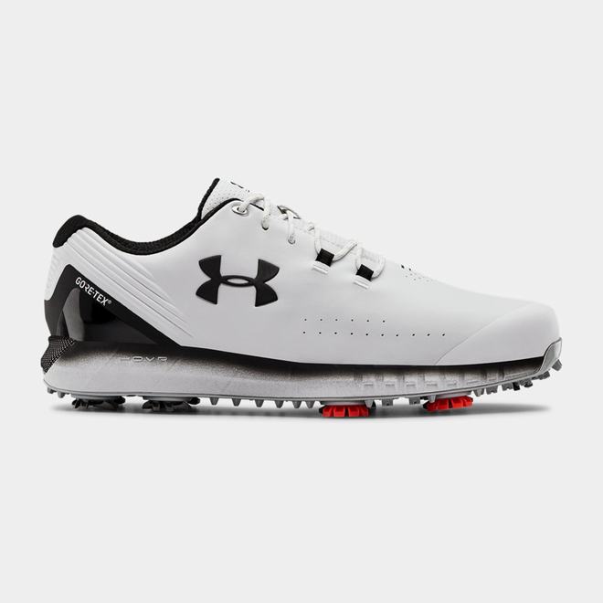 Under Armour HOVR Drive GORE-TEX® - Panske Golfove Topanky - Biele/Čierne